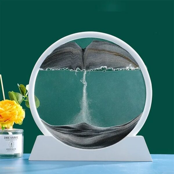 3D Circular Flowing Sand Painting 7″