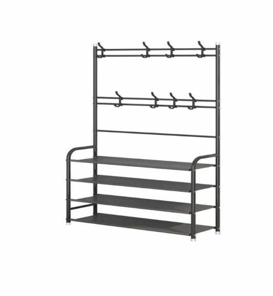 XF0869 TW4-80 Mutli-functional Hat & Shoe Rack 80cm x 26cm x 153cm