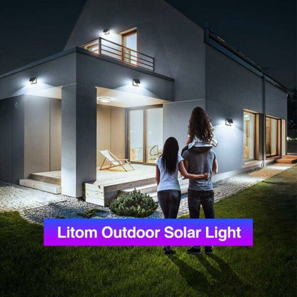 60W Solar Powered Motion Sensor  Wall Light