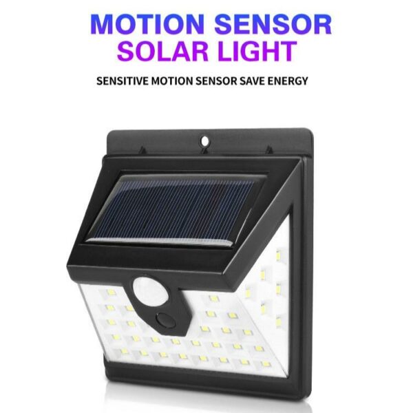 60W Solar Powered Motion Sensor  Wall Light