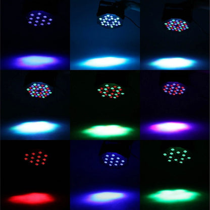 PM-002 Mini Flat Par DJ Stage Light 36 RGB LED