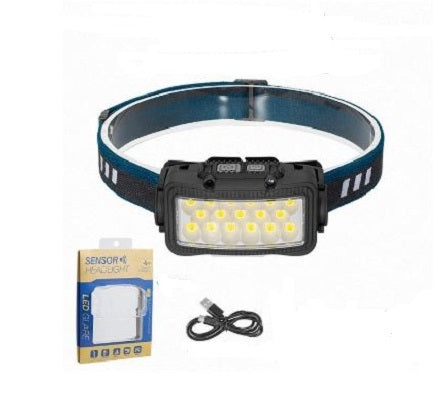 FA-W6105 Rechargeable Sensor Headlamp With Type C Charger