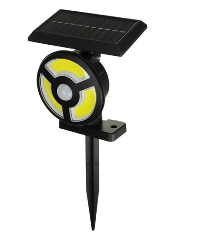 Solar Powered Wall & Ground COB  Light (Ground Spike Included)