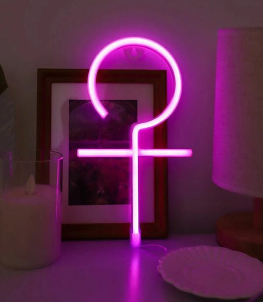 FA-A71 Female Symbol Neon Sign Lamp USB And Battery Operated