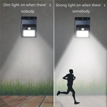 LED Sensor Solar Wall Lamp Separable  Solar Panel for Optimum Use