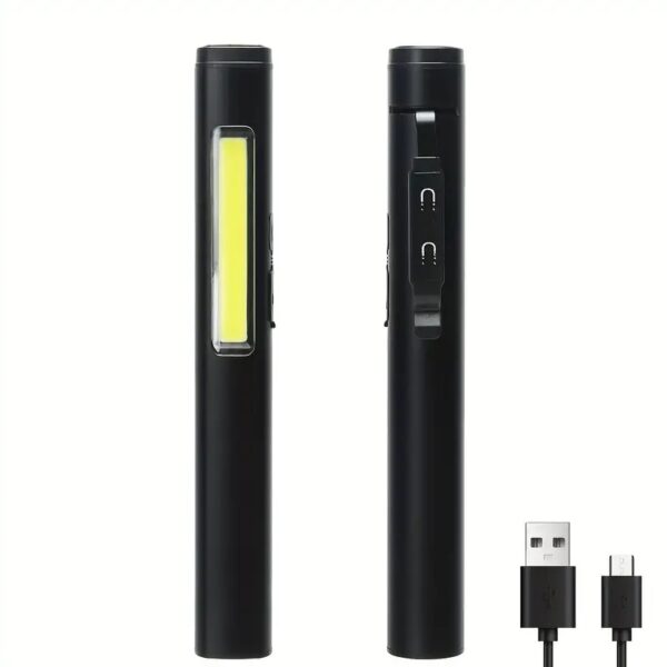 Aerbes AB-SD35 Magnetic Slim 800mah Battery LED + COB Mini Torch