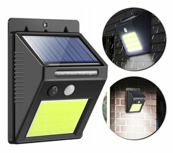 Waterproof Outdoor Solar Motion  Sensor Wall Light 48COB