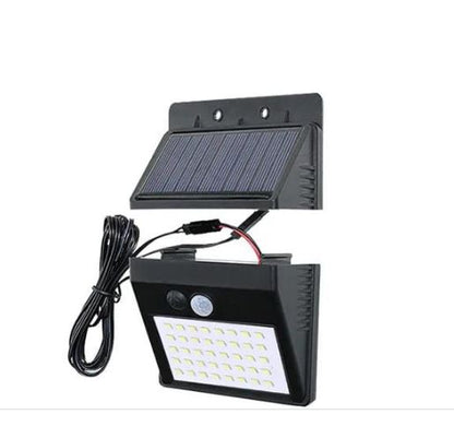 Portable Solar Outdoor LED Motion  Sensor Split Wall Lamp 64LED