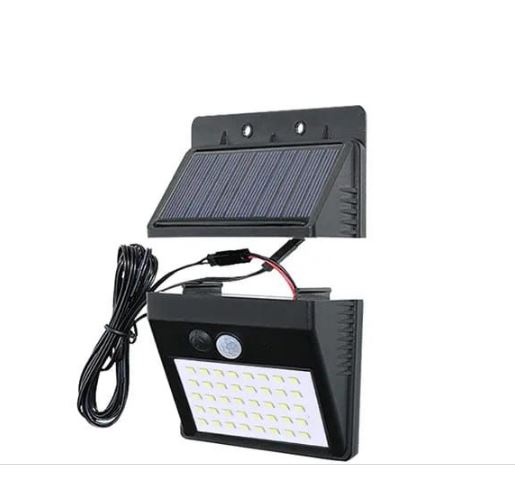 Portable Solar Outdoor LED Motion  Sensor Split Wall Lamp 64LED