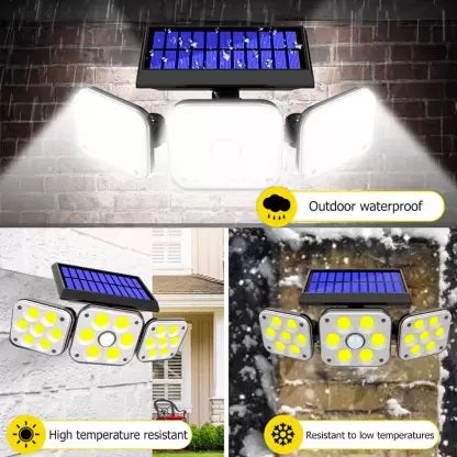 Solar Powered Sensor Wall Light 180  COB