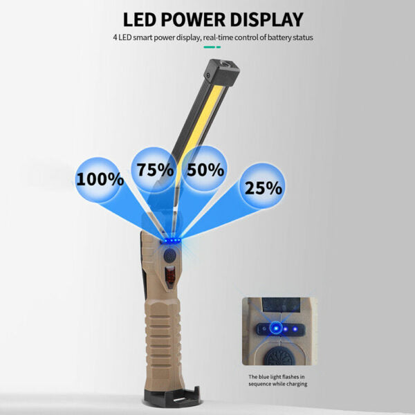 Aerbes Rechargeable Portable COB Foldable Work Light