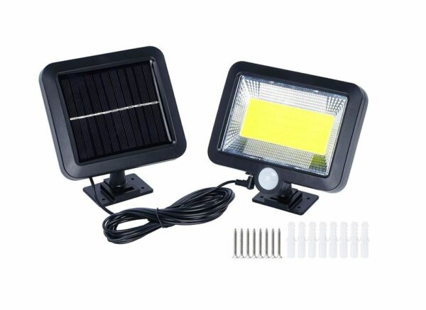 Split Solar Powered Sensor COB Light