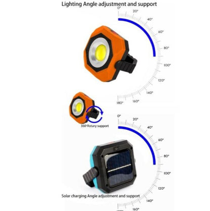 FA-601 Solar Powered 20W Camping Light With Magnetic Base