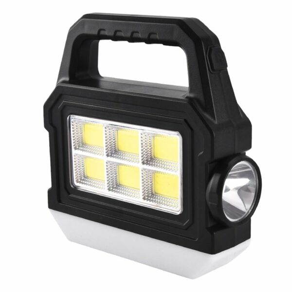 Rechargeable Solar Powered  Portable Cob Work Light