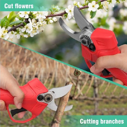 Jiageng 25V Electric  RechargeableGarden Pruning Shears. 2  x 7500mah Battery Included