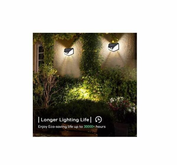 Solar Powered Motion Sensor Wall LED  Light