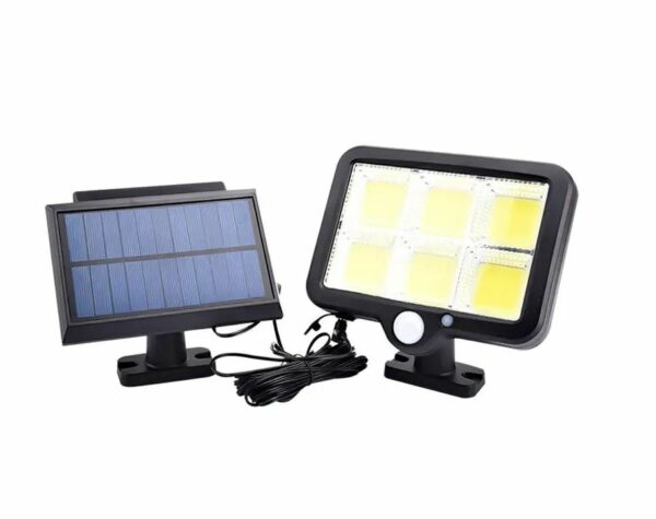 Aerbes Solar Powered COB Light with  Remote + 1200mah Battery