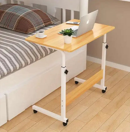 Adjustable 55cm-66cm  Laptop Bedside Table Trolley  Table Top 59cm x 39cm