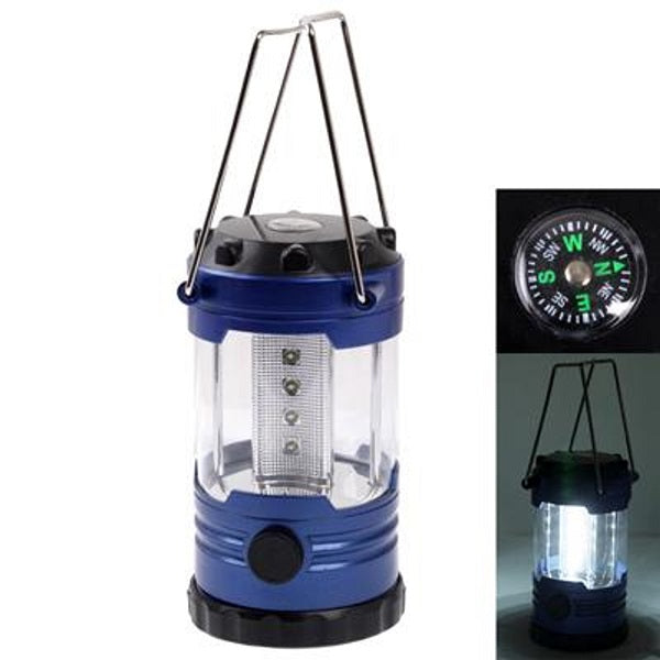 Aerbes AB-YJ13 Battery Operated Camping Light With Built-In Compass And Hook