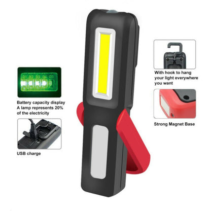 Aerbes AB-SD36 USB Rechargeable Magnetic COB Emergency Light