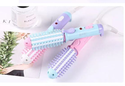 Aerbes Mini Kid's Curling Iron  Brush