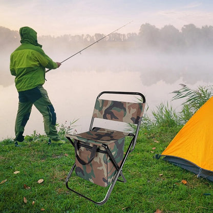 Jiageng JG20375293 Portable Folding Camping/Fishing Chair With Storage