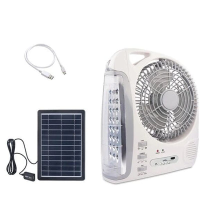 GDTimes GD8028 6 in 1 Solar Powered 5800mah 6W Fan