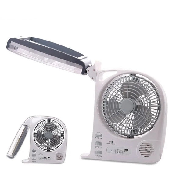 GDTimes GD8028 6 in 1 Solar Powered 5800mah 6W Fan