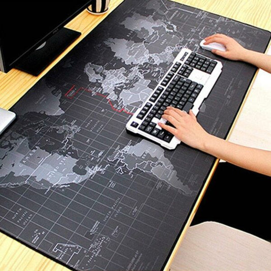 90cm x 40cm x 3mm World Map  Gaming Anti-slip Mouse Pad