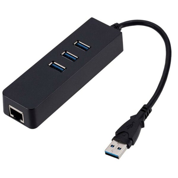 High Speed 3 Ports USB 3.0 Gigabit  Ethernet Lan RJ45