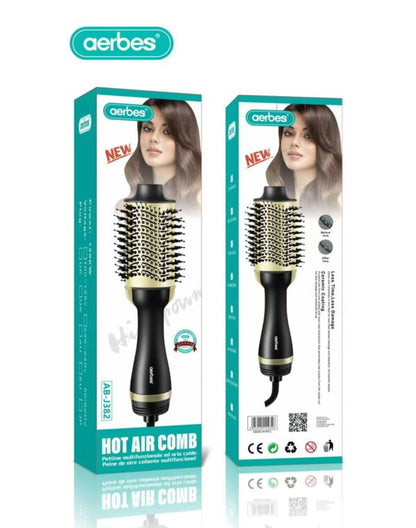 Aerbes Hot Hair Comb Ceramic  Coating Protection 3 Modes  1200W