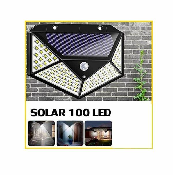 Solar Powered Motion Sensor Wall LED  Light