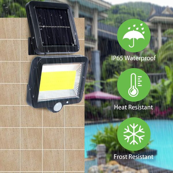 Split Solar Powered Sensor COB Light