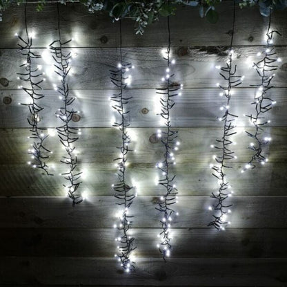 ZYF-36L LED Fairy Curtain Light White With Black Cable 3×0.7M