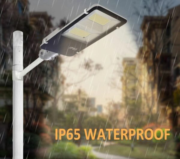 Aerbes AB-6200 Waterproof 200W Solar Street Light With Solar Panel,Pole & Remote Control AB-T02