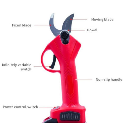 Jiageng 25V Electric  RechargeableGarden Pruning Shears. 2  x 7500mah Battery Included