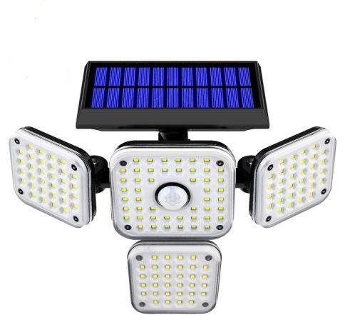 Solar Powered Sensor Wall Light 144  LED