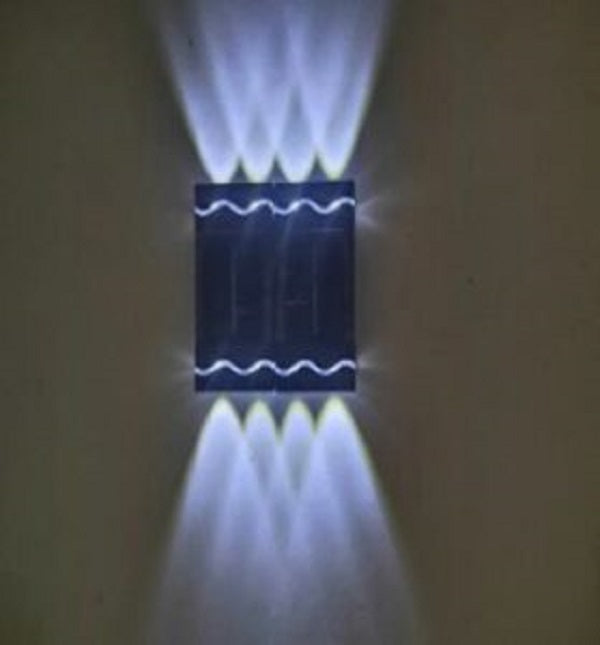 Solar Powered Wall Lamp 4PCS White