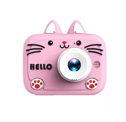 Aerbes AB-SX02 Cat Ear Kids Image And Video Camera with Lanyard,5 Built In Games