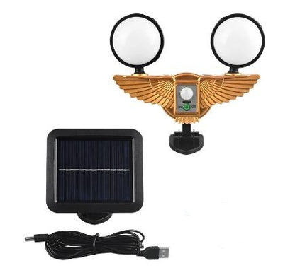 Dual Solar Powered Wall Sensor Light