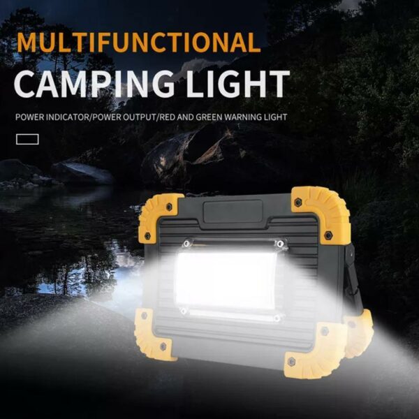 FA-7759-24 Portable Rechargeable Bright Dimmable Work Light 2COB