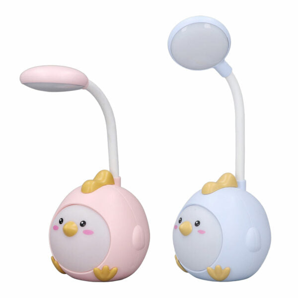 CS302A USB Rechargeable 2 Settings Cute Bird Night Light Table Lamp