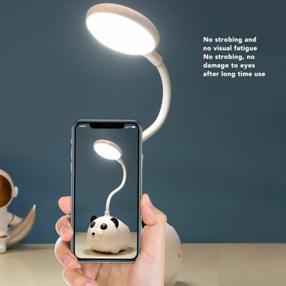 CS285-1 Cute Panda USB Rechargeable Table Lamp With Pencil Holder