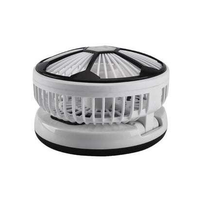 Soccer Ball Rechargeable LED Light  Folding Fan with 1 x 1200Mah  18652 Battery. Space for  Additional Battery(not included)