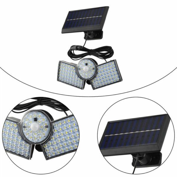 Waterproof Outdoor Solar Induction  Street Light 112LED With Remote  Control