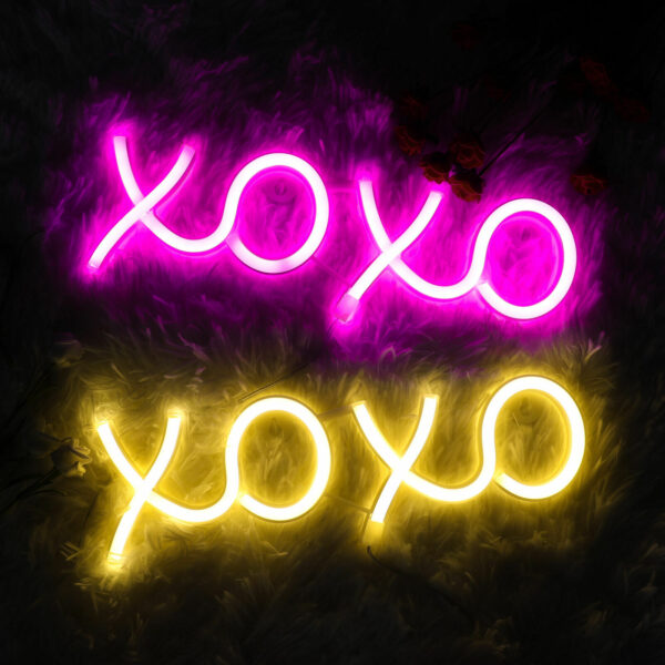 FA-A65 XOXO Neon Sign Lamp USB And Battery Operated