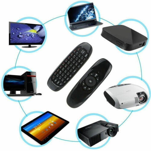 XF0753 RGB Backlight Wireless 2.4Ghz Air Mouse Remote Control With Qwerty Keyboard