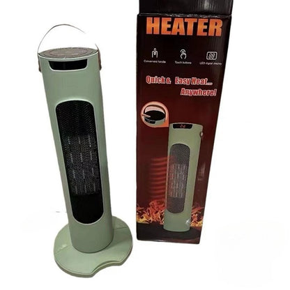 B01 Tower Vertical LED Digital Display Heater 51.5CM With Handle And; Touch Buttons + Remote Control