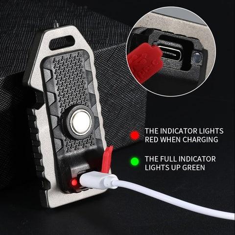 FA-W5135 500MAH Mini Magnetic COB Rechargeable Key Chain Light