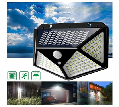 Solar Powered Motion Sensor Wall LED  Light